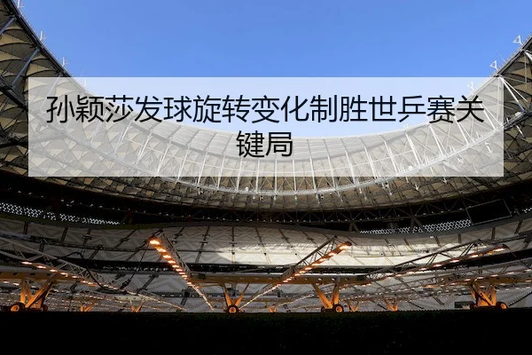 孙颖莎发球旋转变化制胜世乒赛关键局